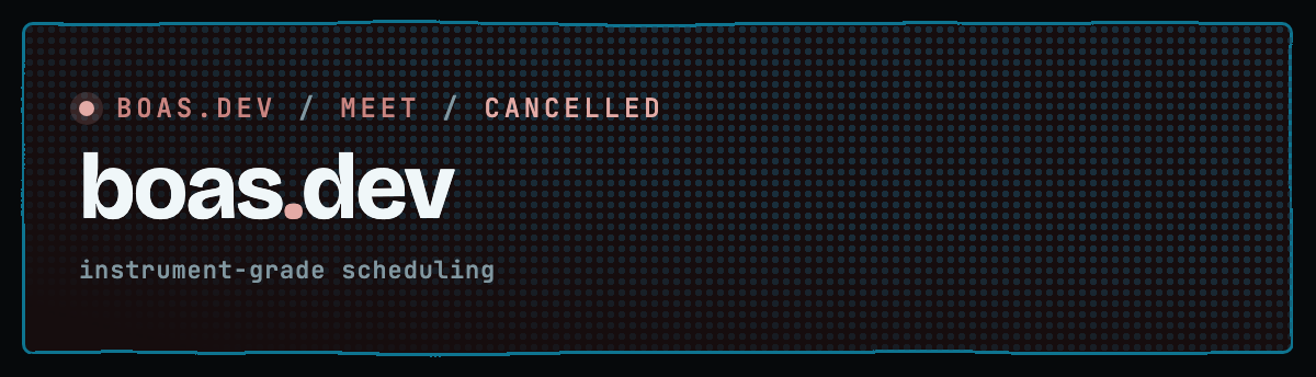 boas.dev / meet / cancelled